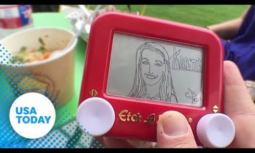 Your Face on an Etch A Sketch