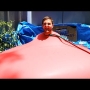Man Inside Giant Water Balloon