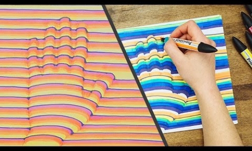 Draw your hand in 3D